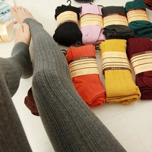 Warm Knitted Leggings
