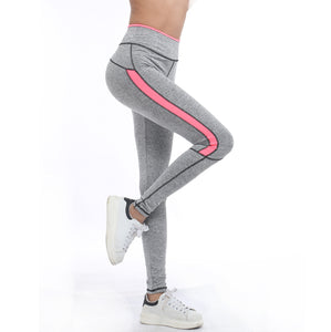 Women Lady Activewear Pink Leggings - Workout