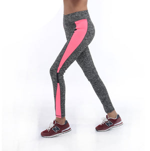 Women Lady Activewear Pink Leggings - Workout