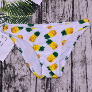 Pineapple printed 2 Piece Swimsuit