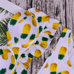 Pineapple printed 2 Piece Swimsuit