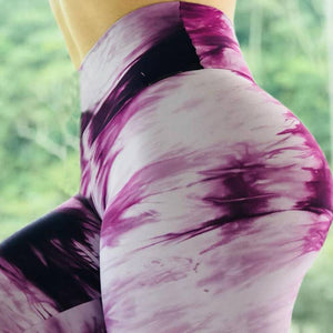 Women Yoga Leggings - Push Up Elastic Workout Scrunch Booty Pants