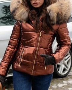 2022 Autumn-Winter Parka with Hood-Short Jacket