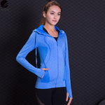 Women Yoga Tops Sport Hoodies