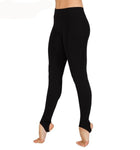 Women Skinny Stirrup Leggings-Ballet