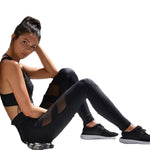 Hot Fashion Sexy Women Exercise Mesh Breathable Compression Leggings