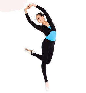 Women Skinny Stirrup Leggings-Ballet