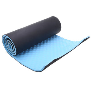 15mm 50x180cm Yoga Mat With Carrying Straps For Fitness Exercise Pilates Home GYM Training Folding Pad Outdoor Camping