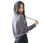 Long Sleeve yoga top-  gray loose sport shirt