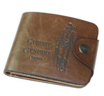 Men's Leather Wallets- Stylish Hunter Print