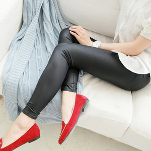Faux Leather Leggings - Really Sharp!