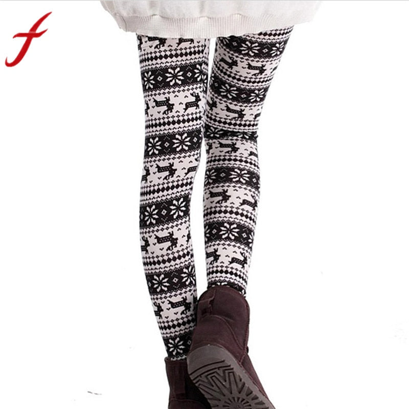 Winter Holiday Style Leggings For Women