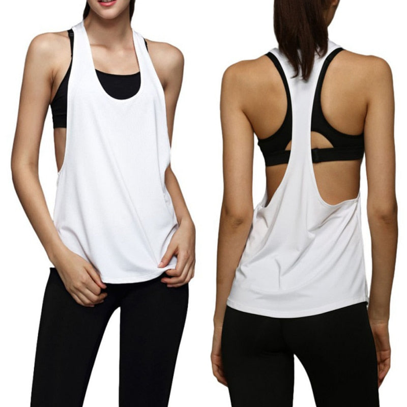 Sleeveless Yoga gym top