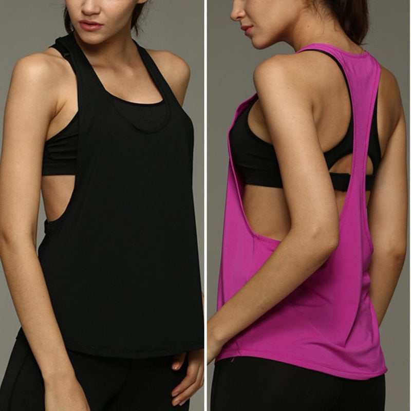 Sleeveless Yoga gym top