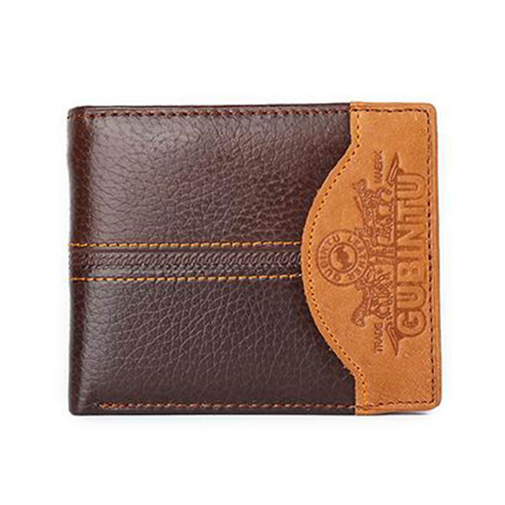 Genuine Leather Wallets Coin Plus Coin Zipper Pocket-ON SALE!