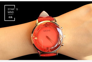 Quartz Watch Rhinestone Waterproof Women's Watch