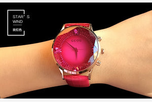 Quartz Watch Rhinestone Waterproof Women's Watch