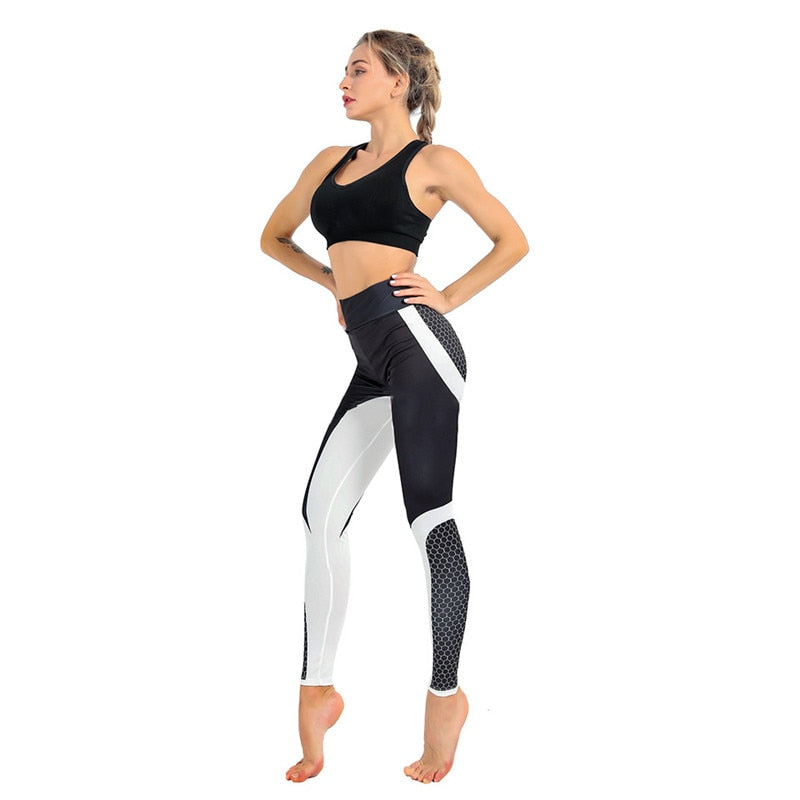 Lady Seamed Split Joint Yoga Pant Woman High Waisted Workout Legging