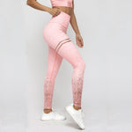 Shimmer in Pink in these glam Leggings