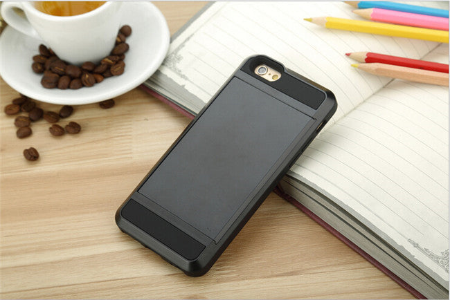 New Hybrid Tough Capa Case for Cell Phone with Card Holder