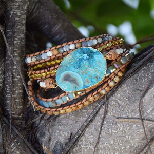 Ocean Blue Stone Bracelet