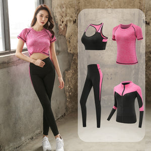 Great outfit fort the gym or anytime! Comes in 4 pieces.