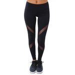 New Fitness Leggings - Black Mesh design