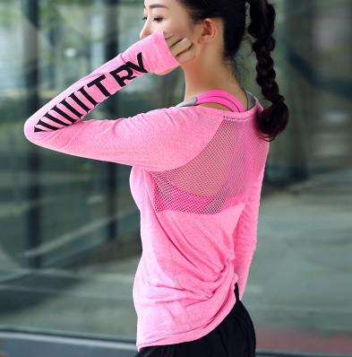 Women Yoga Fitness Clothing - Long Sleeve Top