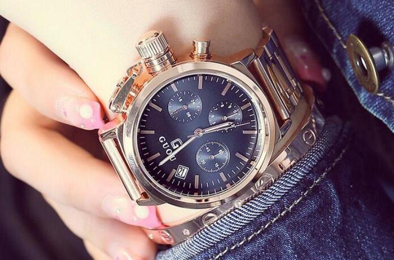 Women Fashion Exquisite Rose Gold Wrist Watches - Top Luxury Stainless Steel