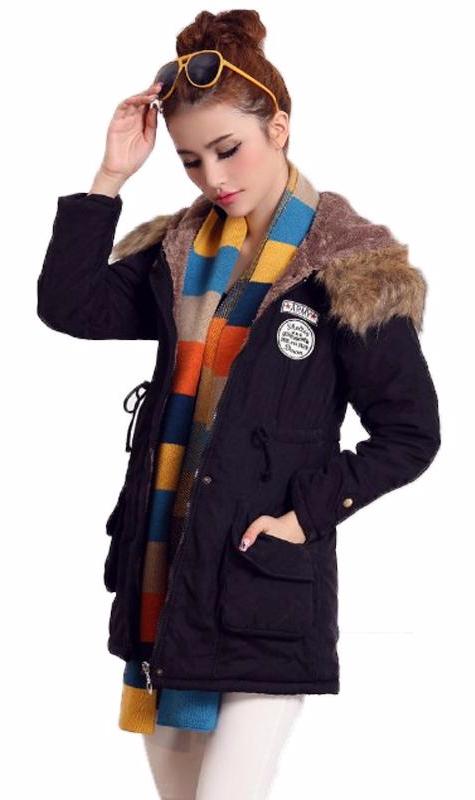 New Winter Women's Hooded Jacket Medium-lon plus size 4XL outwear - Sport's coat