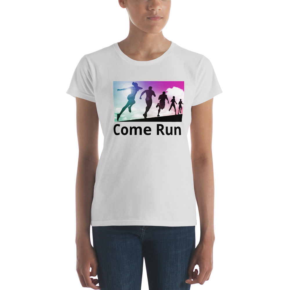 Come Run With Me-Women's short sleeve t-shirt