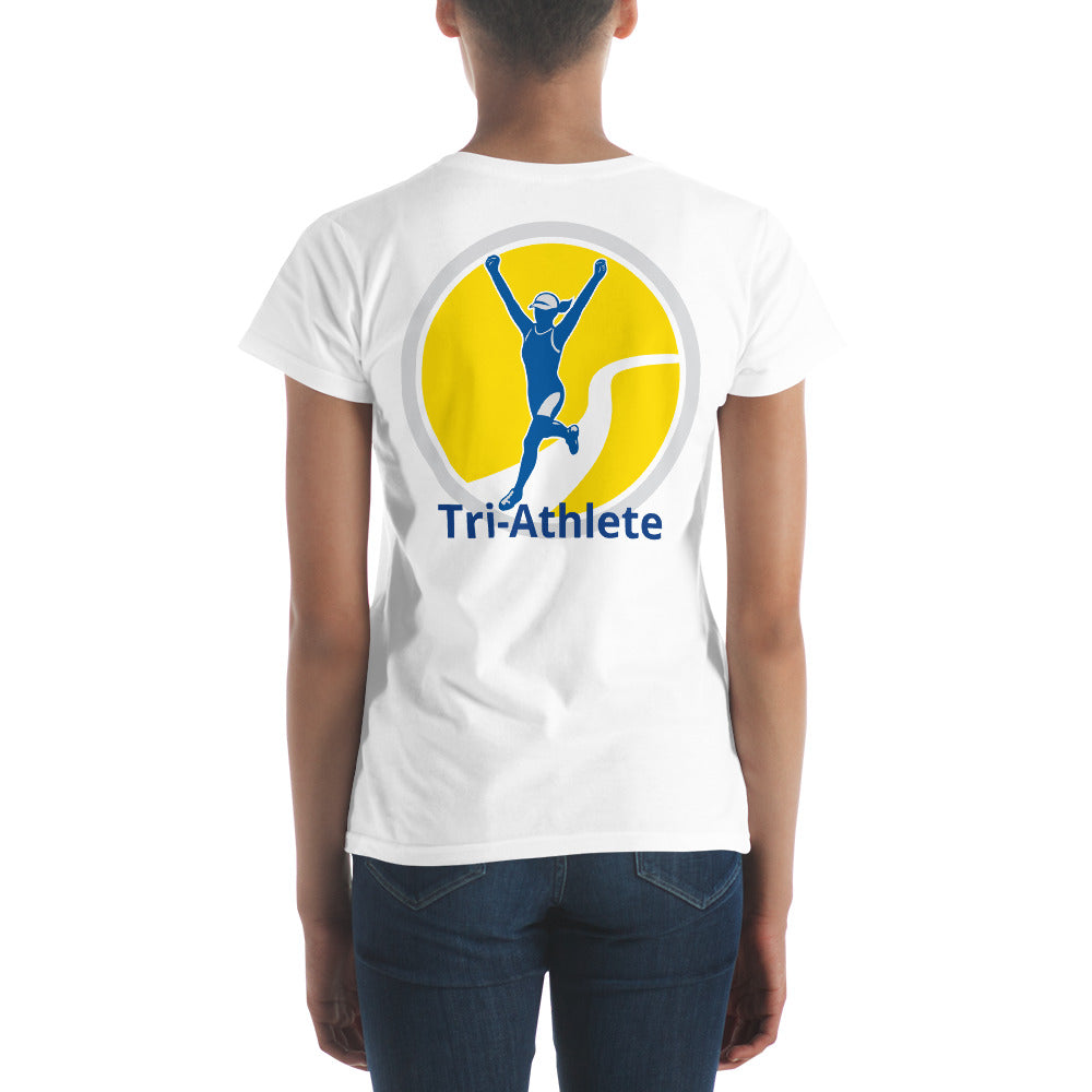 Tri-Athlete-Women's- short sleeve t-shirt